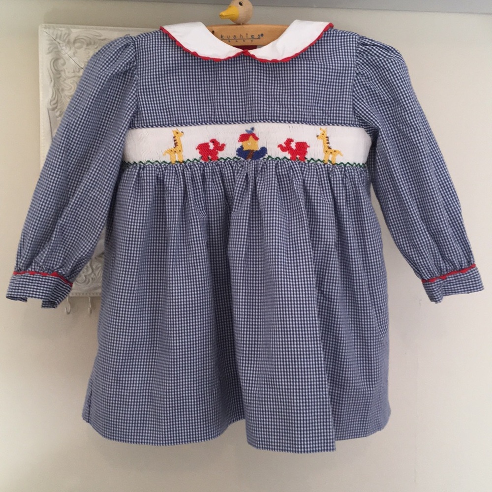 Smocked Noah’s Ark Dress
